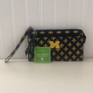 Vera Bradley University of Michigan Wristlet
